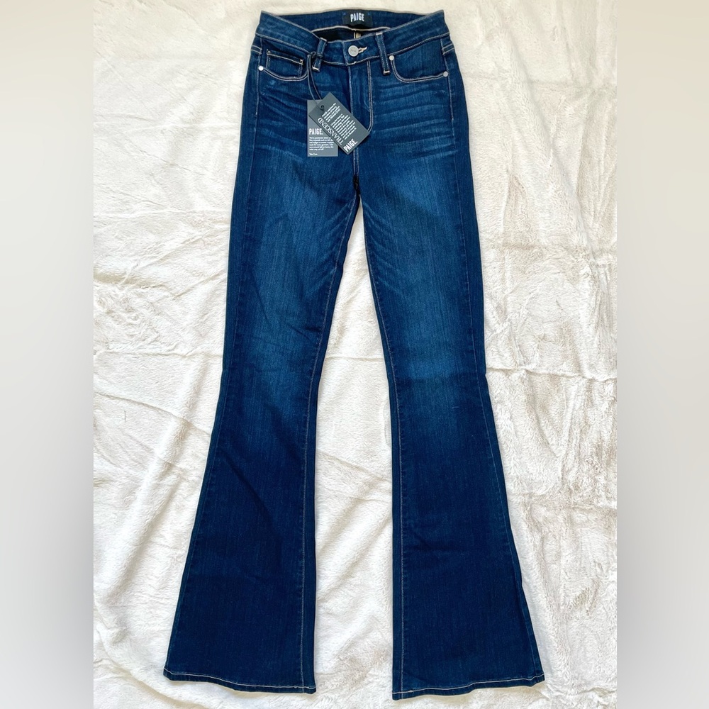 PAIGE Blue Jeans Slim Fit Stretchy